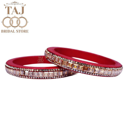 Rajasthani Kundan Lac Kada Bangles with Best Kundan Design