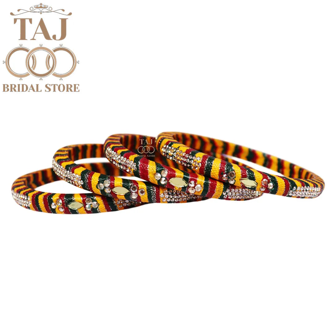 Traditional Indian bangles with a modern twist (Set of 2)