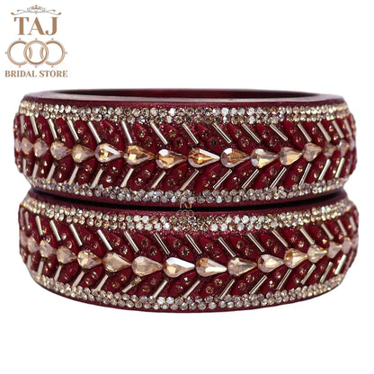 Jaipuri Fancy Lac Kada Bangles in Latest Kundan Design