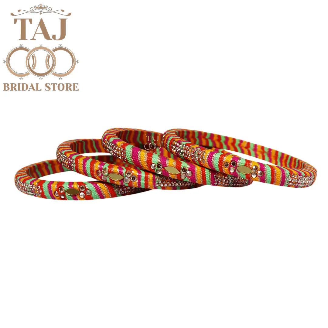 Traditional Indian bangles with a modern twist (Set of 2)