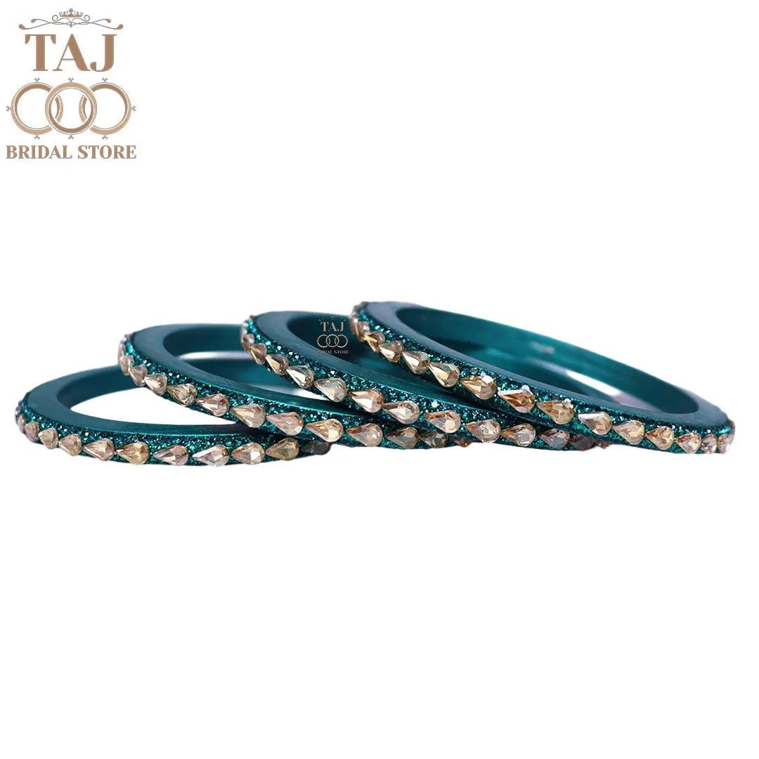 Pure Lac Bangles For Women With Best Kundan Design