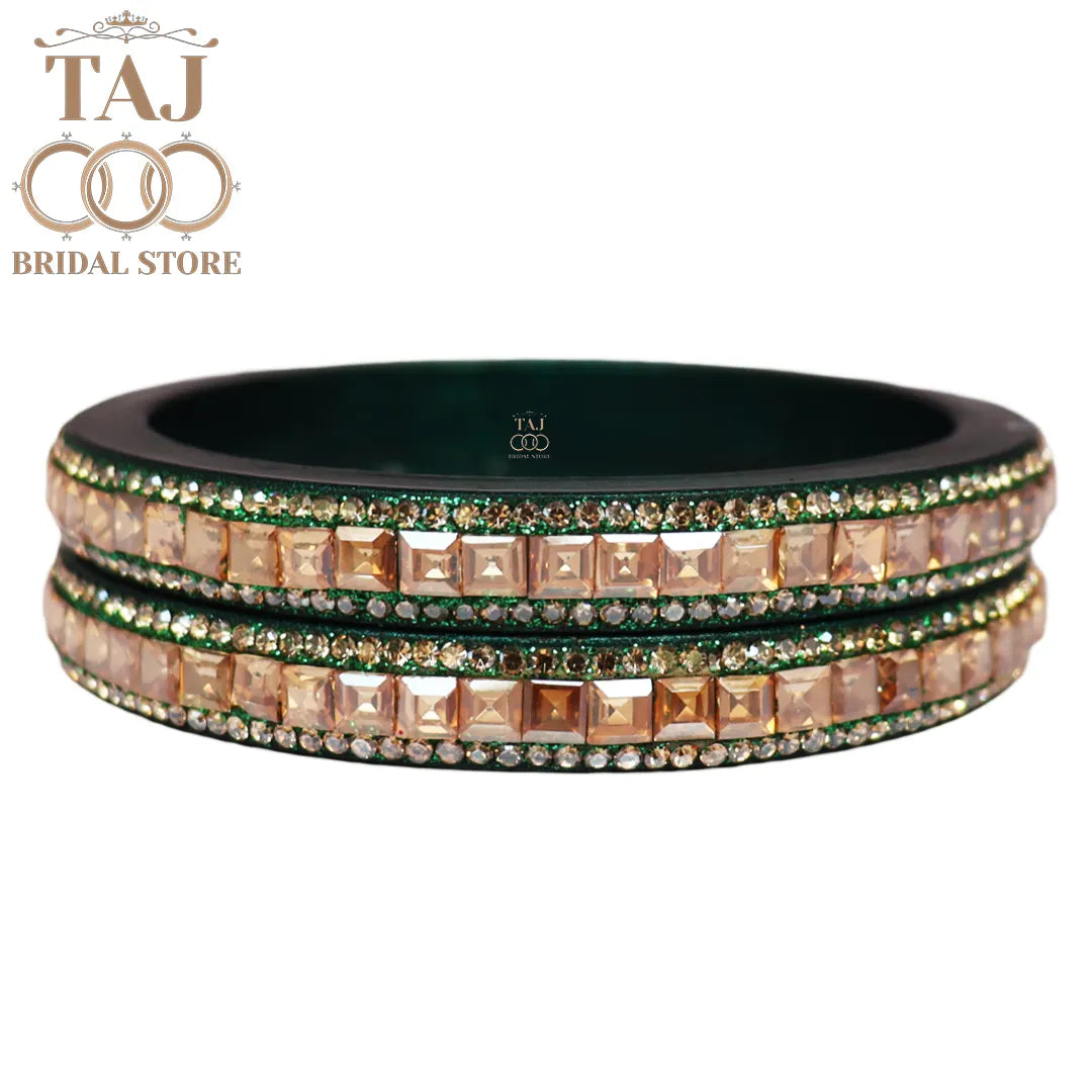 Rajasthani Kundan Lac Kada Bangles with Best Kundan Design