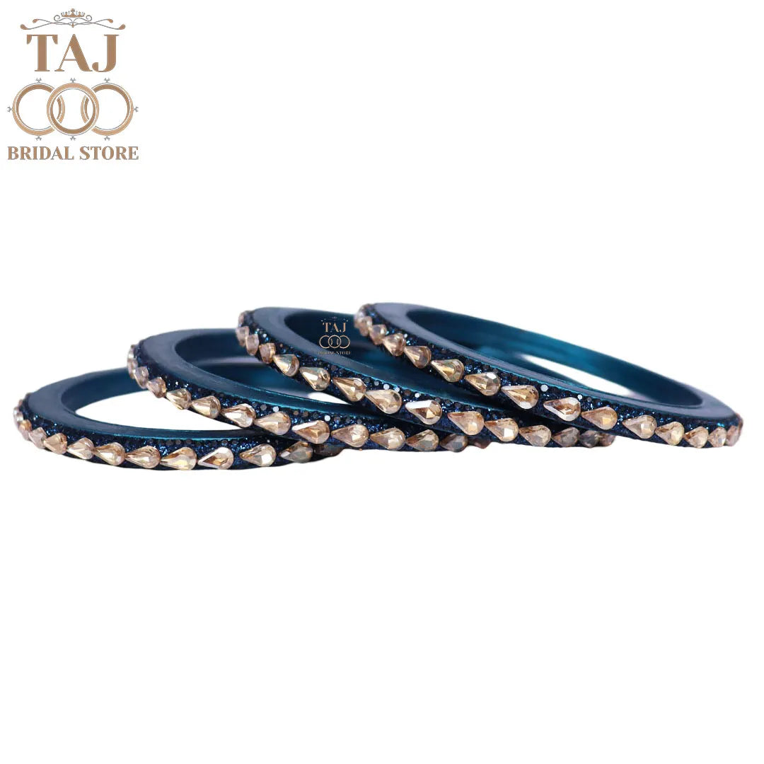 Pure Lac Bangles For Women With Best Kundan Design