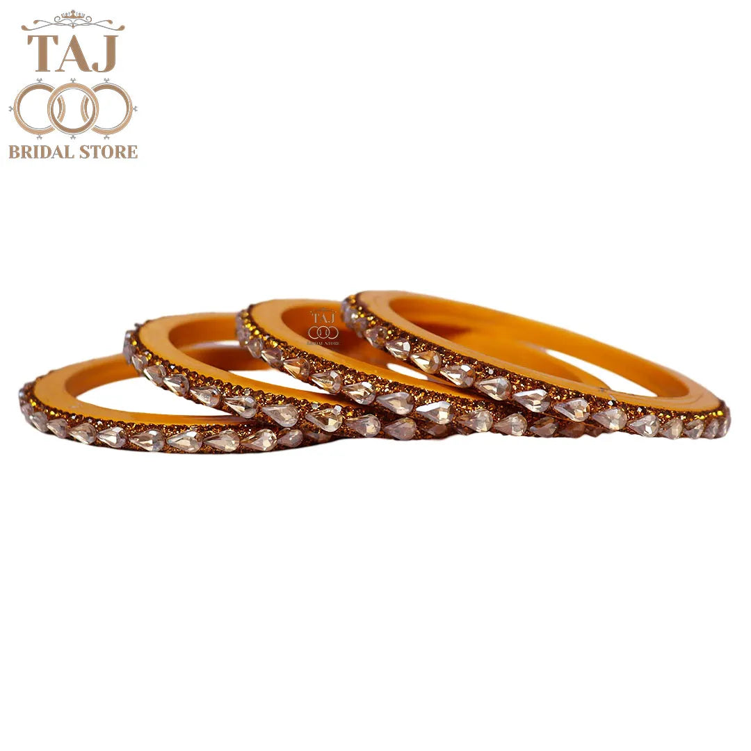 Pure Lac Bangles For Women With Best Kundan Design