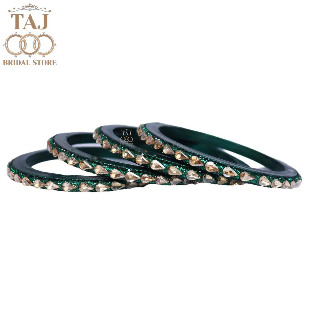 Pure Lac Bangles For Women With Best Kundan Design