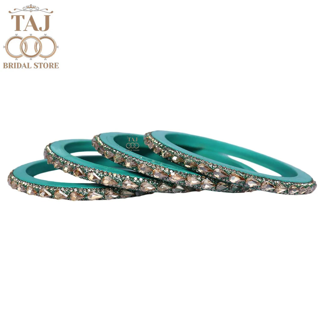 Pure Lac Bangles For Women With Best Kundan Design