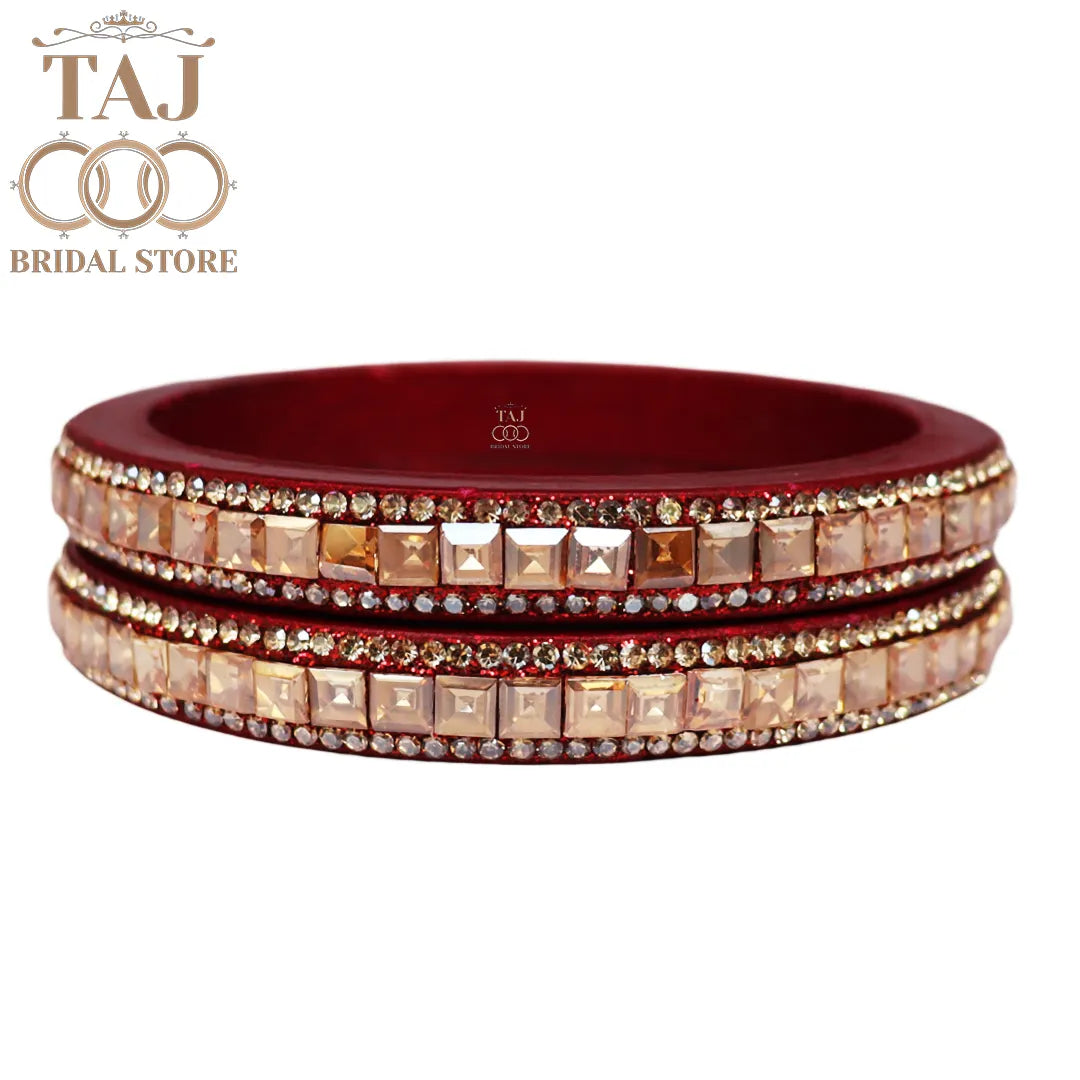 Rajasthani Kundan Lac Kada Bangles with Best Kundan Design