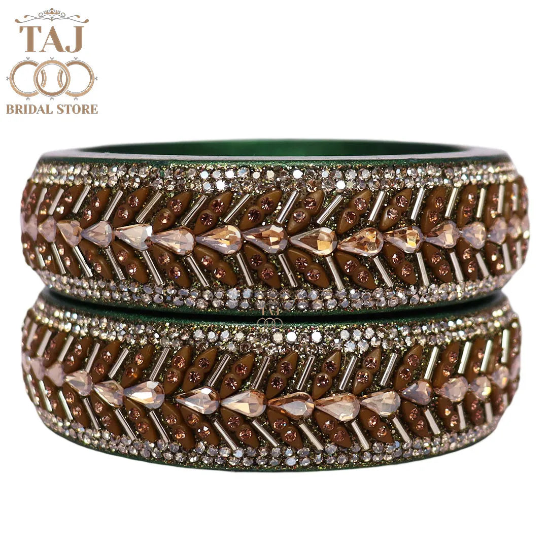 Jaipuri Fancy Lac Kada Bangles in Latest Kundan Design