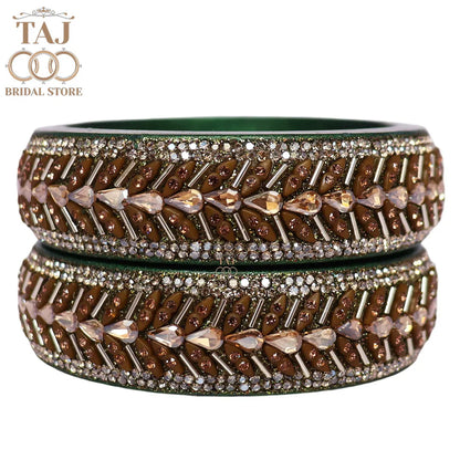 Jaipuri Fancy Lac Kada Bangles in Latest Kundan Design