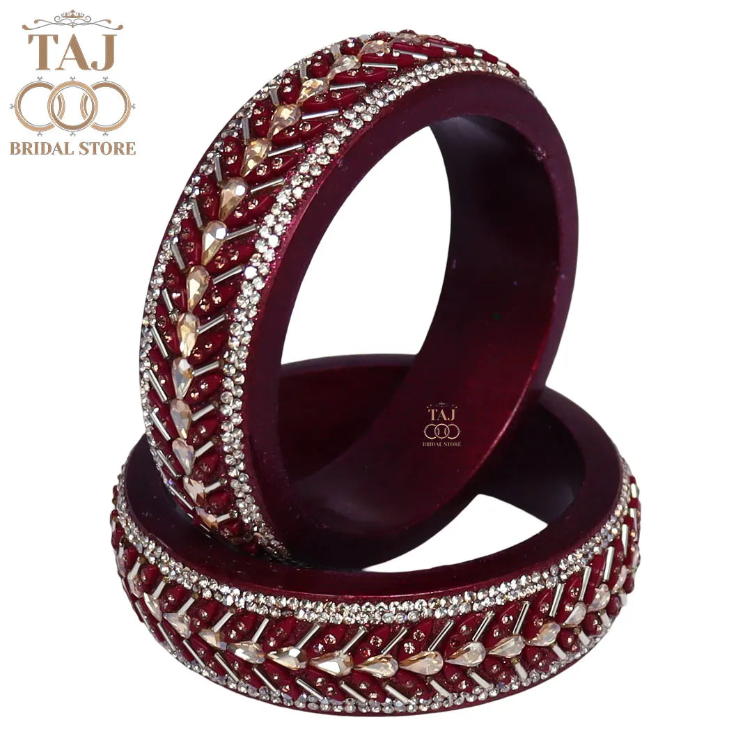 Jaipuri Fancy Lac Kada Bangles in Latest Kundan Design