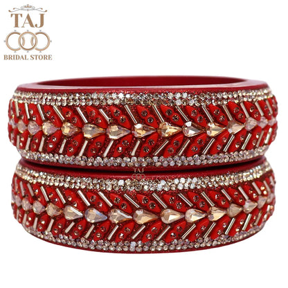 Jaipuri Fancy Lac Kada Bangles in Latest Kundan Design