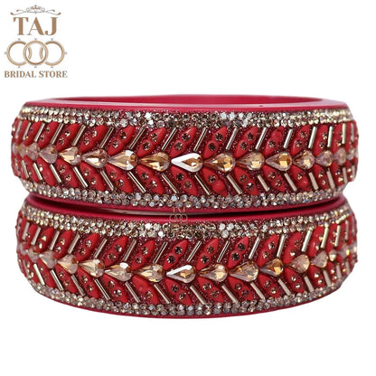 Jaipuri Fancy Lac Kada Bangles in Latest Kundan Design