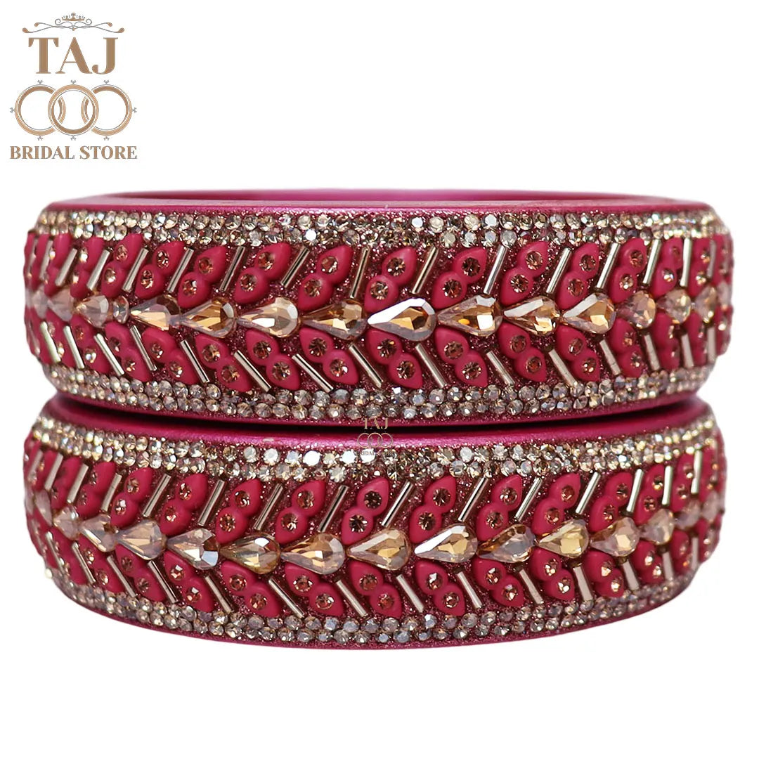 Jaipuri Fancy Lac Kada Bangles in Latest Kundan Design