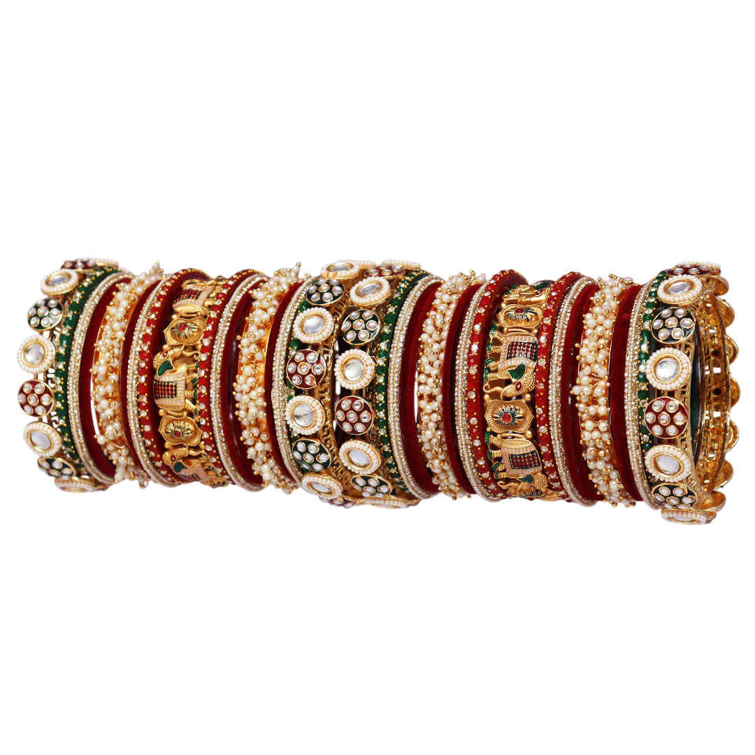 Premium Bridal Wedding Bangles Set for Women's