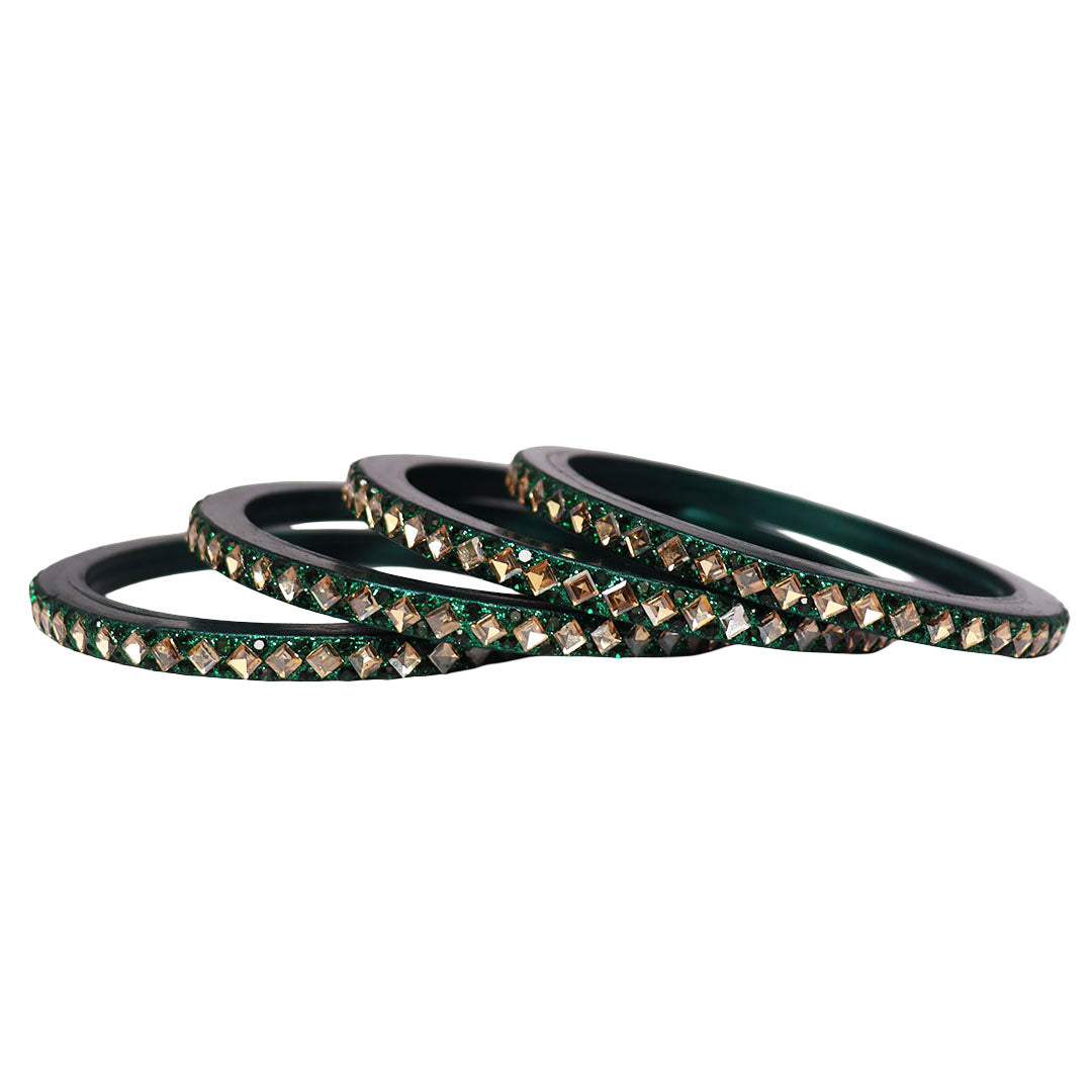 Handmade Lac Bangles For Women With Latest Kundan Design