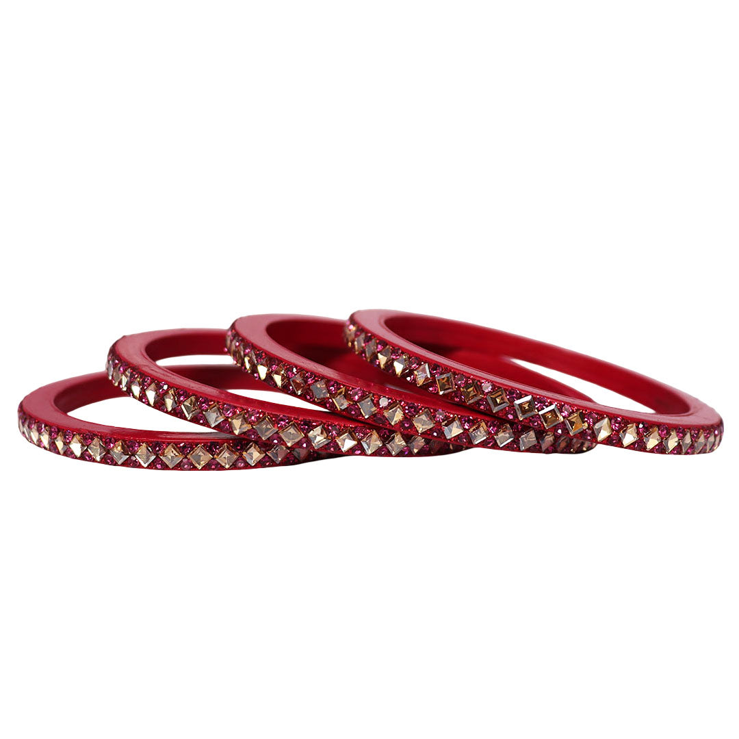 Handmade Lac Bangles For Women With Latest Kundan Design