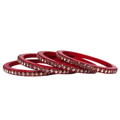 Handmade Lac Bangles For Women With Latest Kundan Design