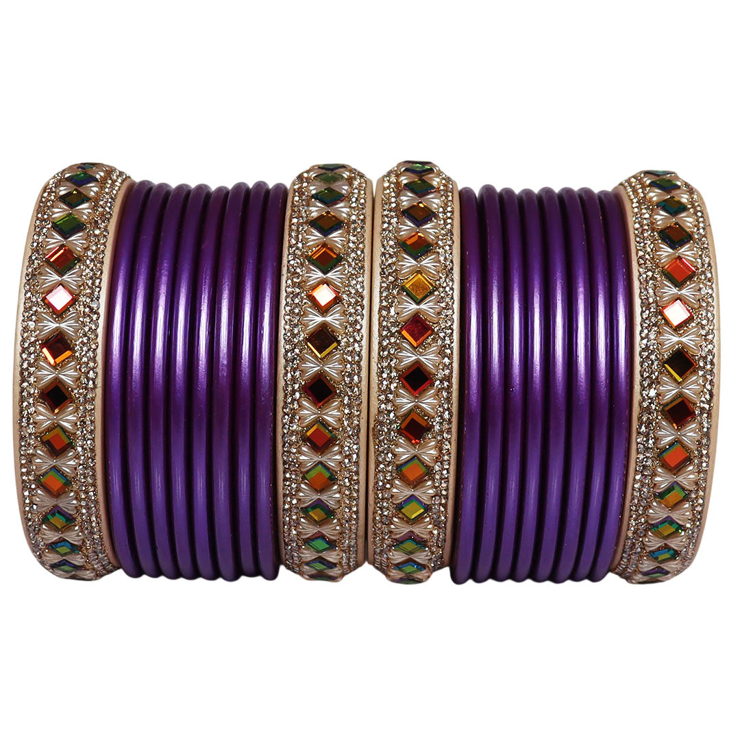 Traditional Handmade Jaipur Pure Lac Bangles Set for Women | Glossy Festival & Bridal Bangles