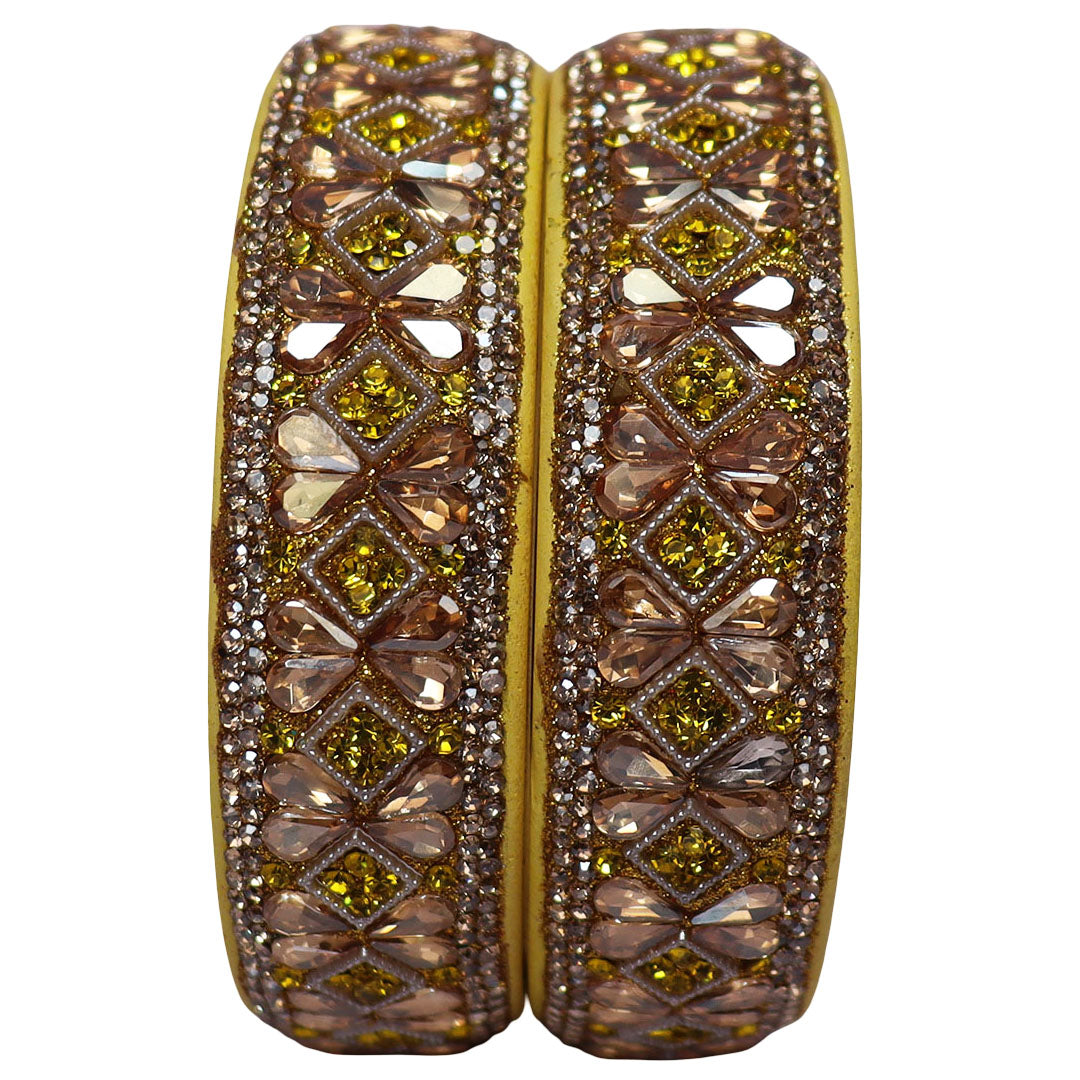 Jaipuri Designer Lac Kada Bangles For Women With Latest Kundan Design
