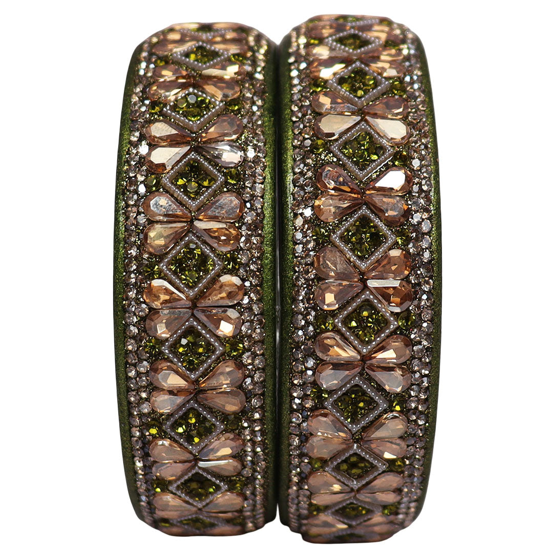 Jaipuri Designer Lac Kada Bangles For Women With Latest Kundan Design