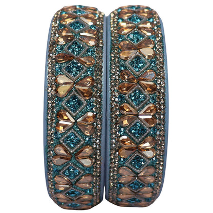 Jaipuri Designer Lac Kada Bangles For Women With Latest Kundan Design