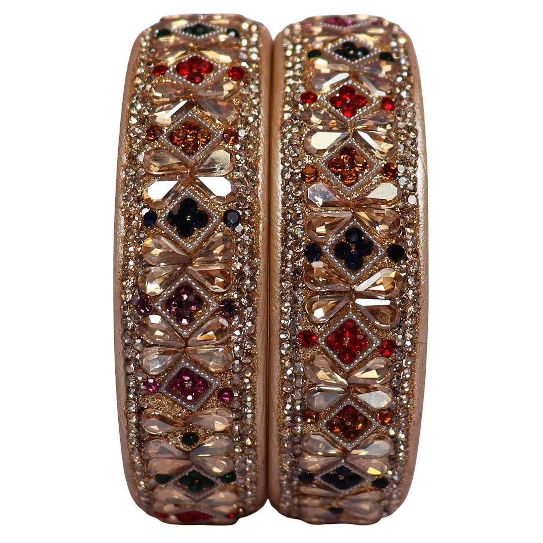 Jaipuri Designer Lac Kada Bangles For Women With Latest Kundan Design