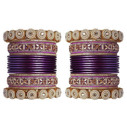 Rajasthani Kundan Lac Bangles for Bride and Wedding Wear