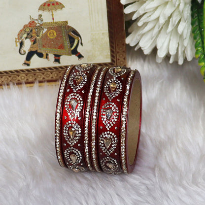Raksha Bandhan Special Pure Lac Short Bangles Set For Sister