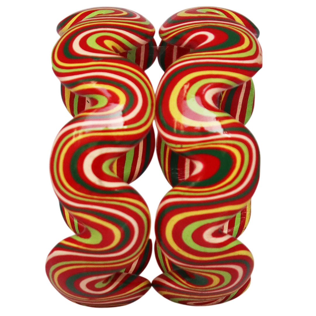 Trendy Wave Pattern Lac Kada for Wedding & Festive Wear