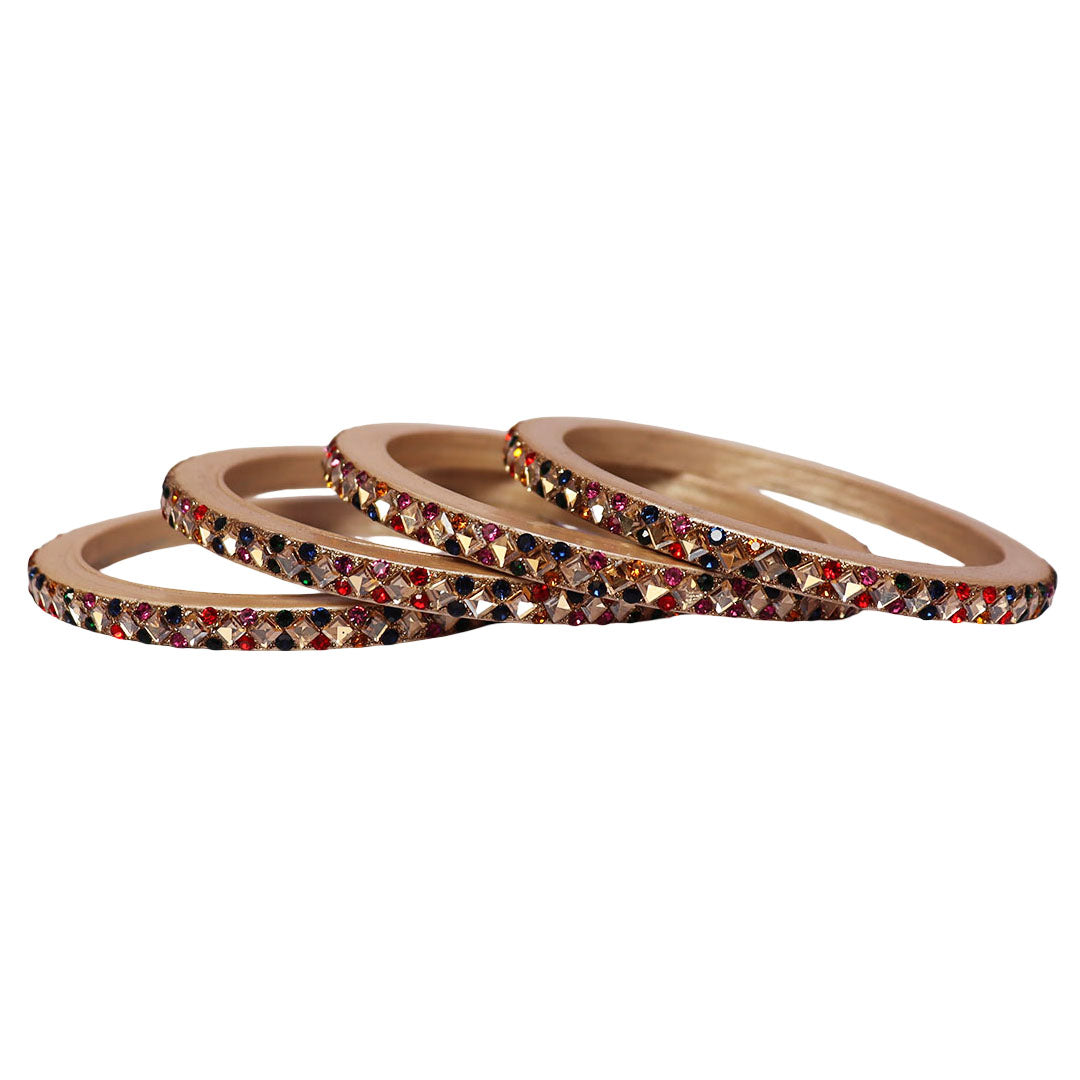 Handmade Lac Bangles For Women With Latest Kundan Design