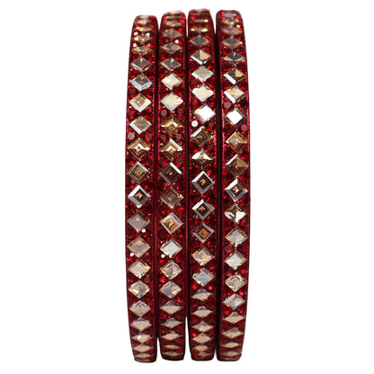 Handmade Lac Bangles For Women With Latest Kundan Design