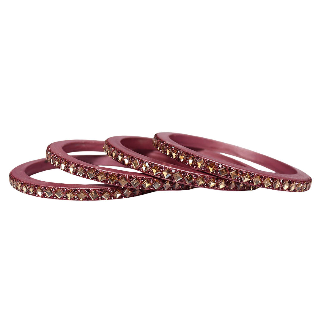 Handmade Lac Bangles For Women With Latest Kundan Design