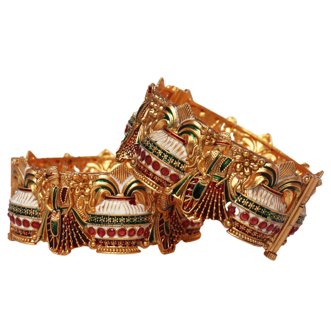 Stylish Metal Bracelet for Girls in Latest Dulha Dulhan Design