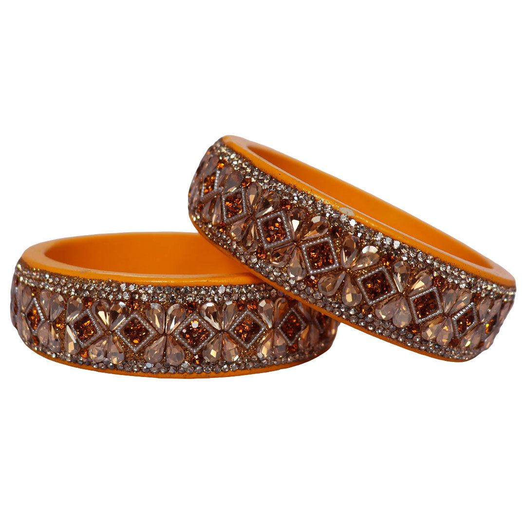 Jaipuri Designer Lac Kada Bangles For Women With Latest Kundan Design