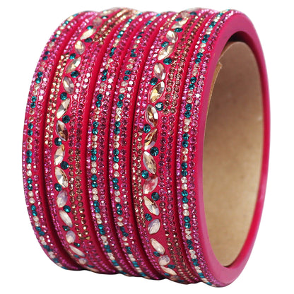 Festival Special Designer Lac Bangles Set With Latest Kundan Design