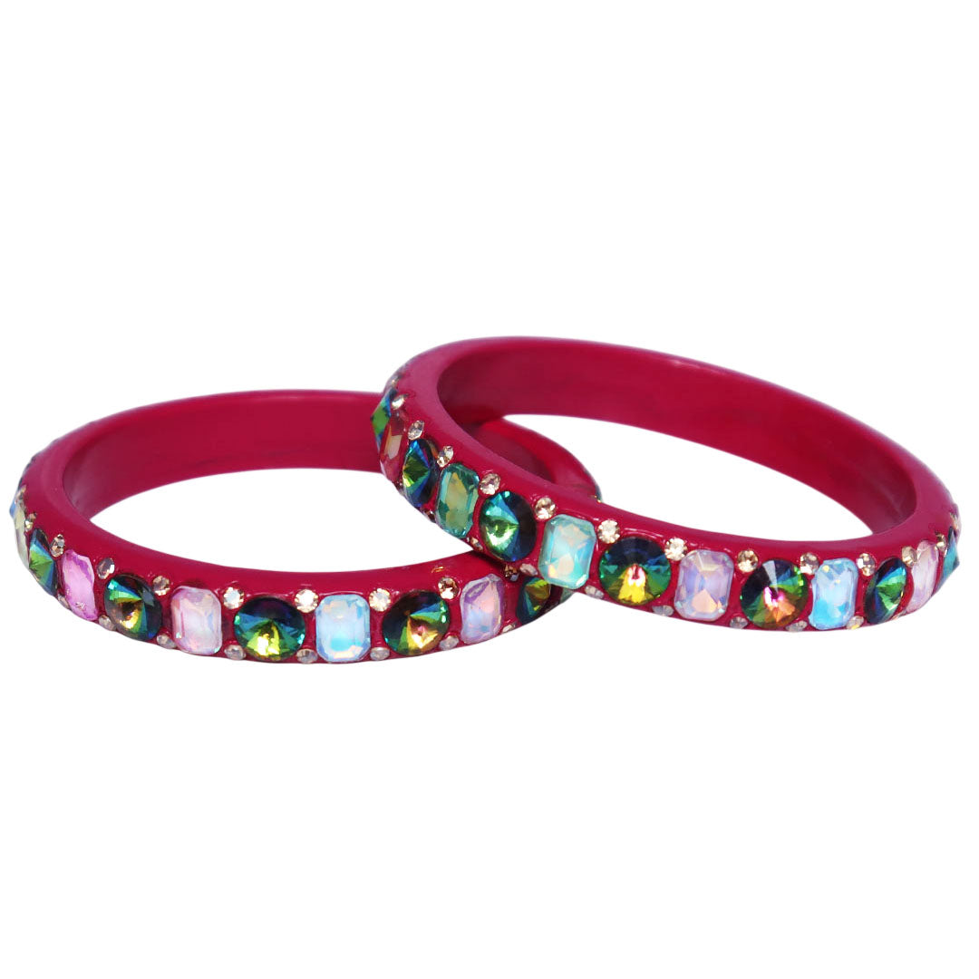 Designer Rajasthani Lac Bangles for Women | Handcrafted Antique Multicolor Bangles