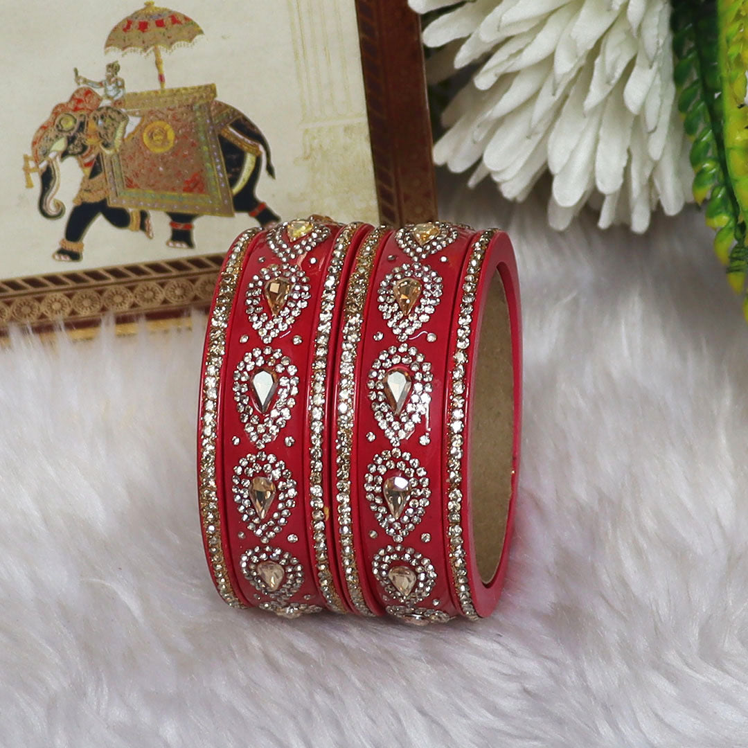 Raksha Bandhan Special Pure Lac Short Bangles Set For Sister