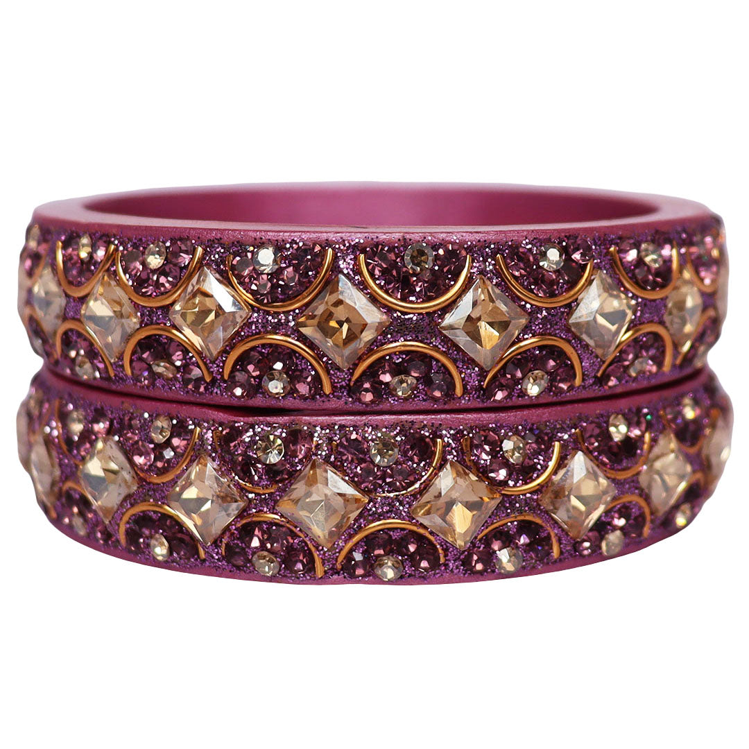 Jaipuri Fancy Lac Kada Bangles For Women With Latest Kundan Design