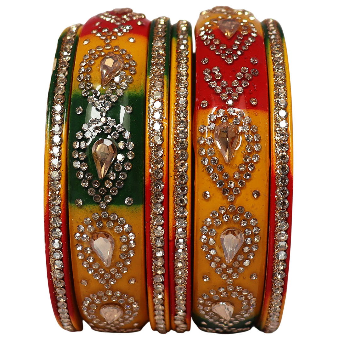 Raksha Bandhan Special Pure Lac Short Bangles Set For Sister