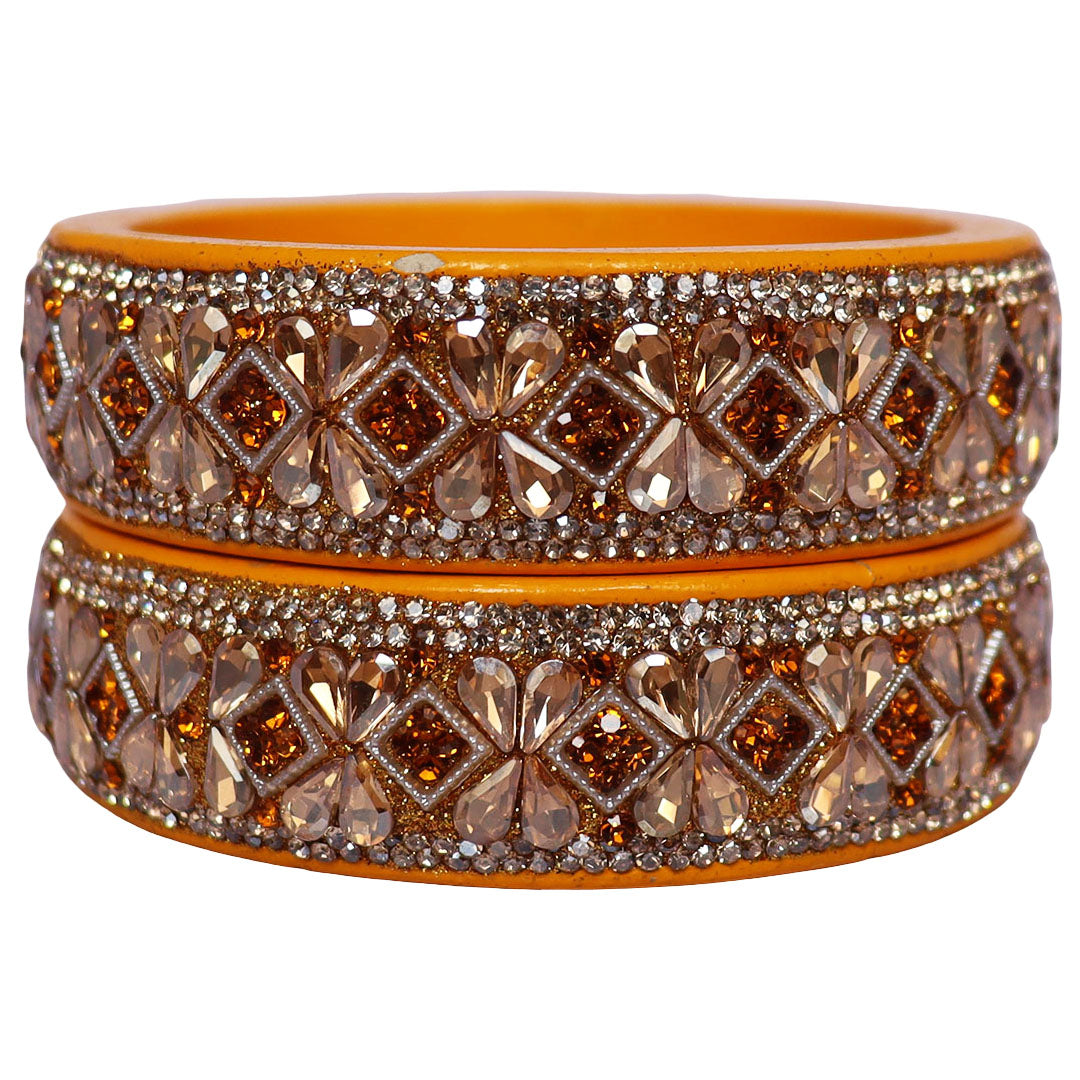 Jaipuri Designer Lac Kada Bangles For Women With Latest Kundan Design
