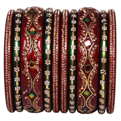 Handcrafted Lac Short Bangles for Marriage & Festival Functions