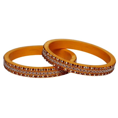 Jaipuri Lac Bangles Artificial Stones Kada Set for Women
