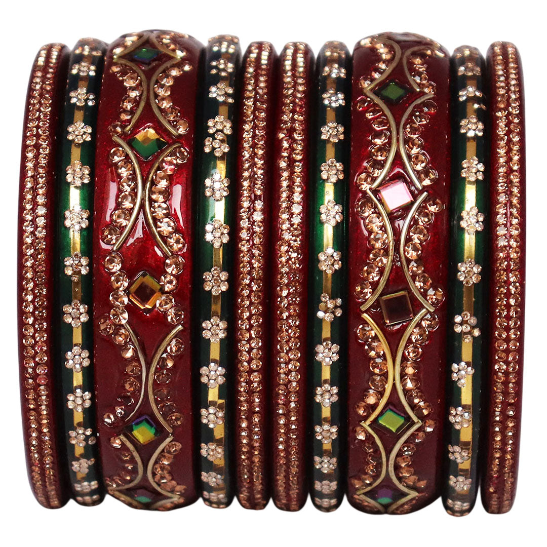 Handcrafted Lac Short Bangles for Marriage & Festival Functions