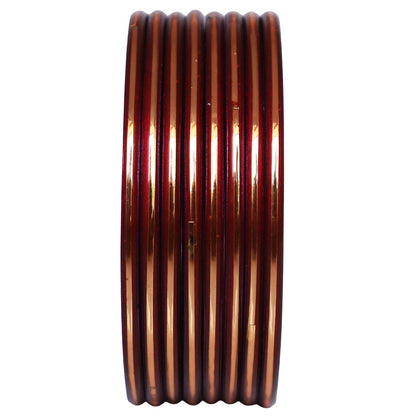 Rajasthani Handmade Lac Bangles with Golden Paat Work by TAJ BRIDAL STORE
