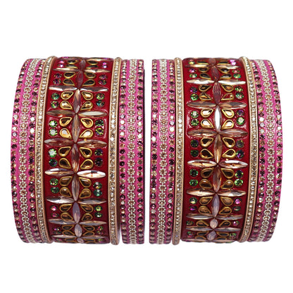 Handmade Rajasthani Kundan Lac Bangles