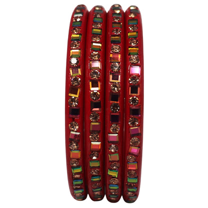 Festive Special Handmade Pure Lac Bangles with Latest Stones Design