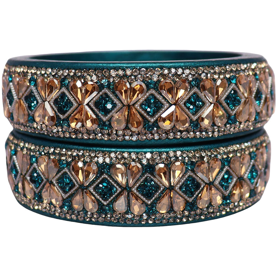 Jaipuri Designer Lac Kada Bangles For Women With Latest Kundan Design