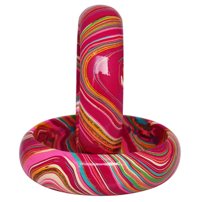 Stylish Wave Pattern Lac Kada Bangles for Wedding & Party Wear