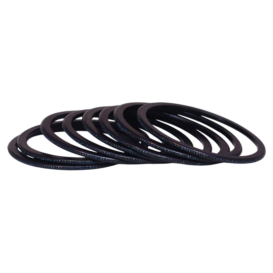 Traditional Rajasthani Lac Bangles with Fine Rhinestones Design