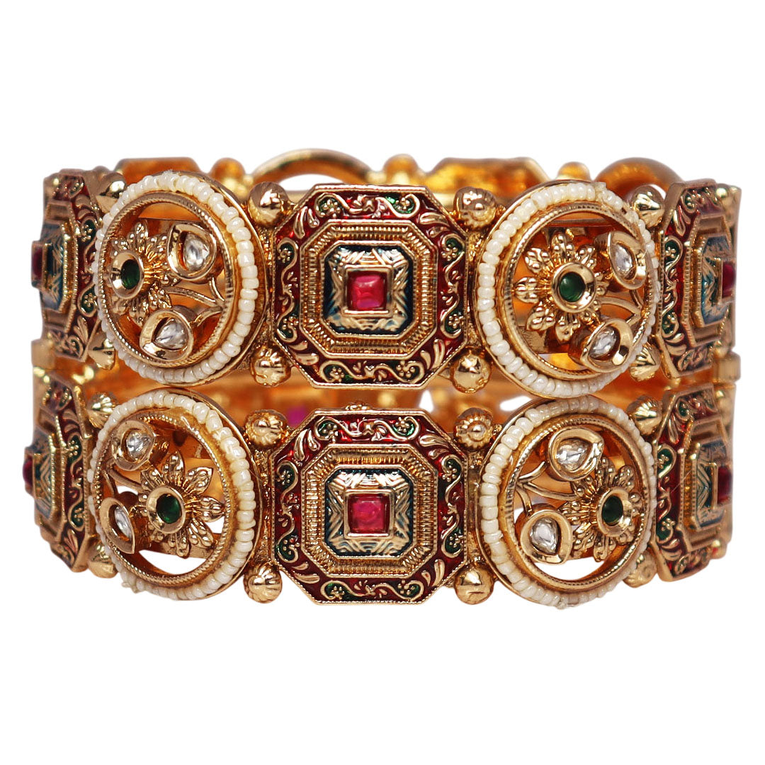 Premium Gold Plated Bracelet for Women's in Traditional Design